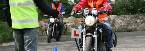 Motorcycle training and testing underway in Coningsby