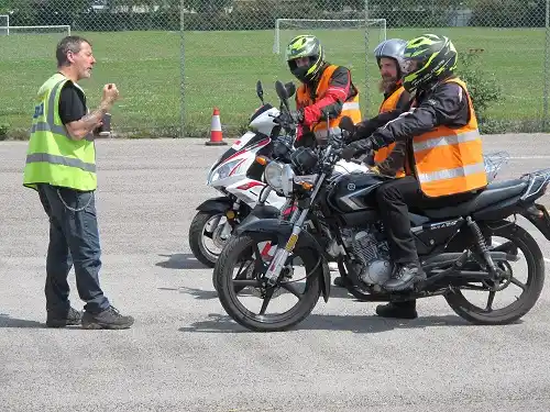 Motorcycle training and testing underway in Carluke