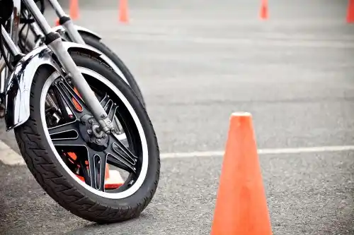 Motorcycle training and testing underway in Dartford