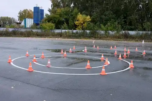 Motorcycle training and testing underway in Lambeth